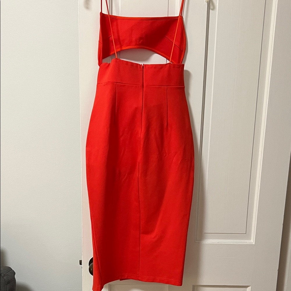 Superdown Trista Red Cut-Out Midi Dress - Picture 5 of 5
